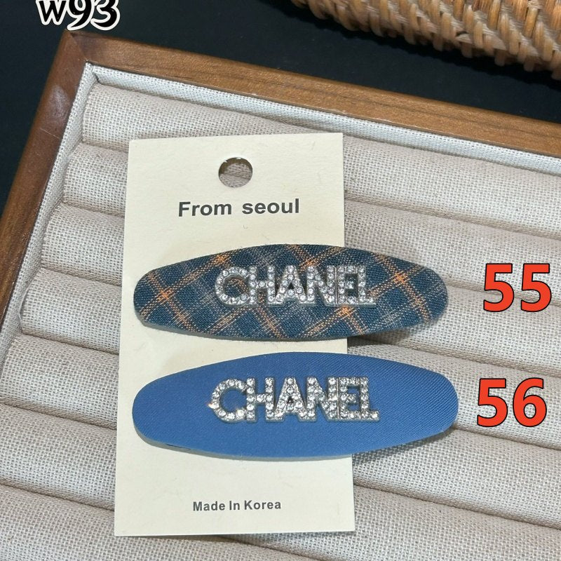 Decorative Hair Clip - Bow, Plaid and Emblem Options