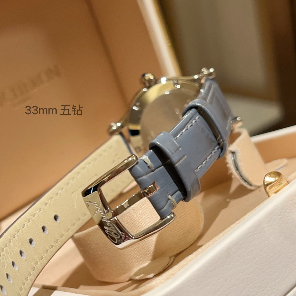 33mm Floating Crystal Gray Strap Watch - product view 7