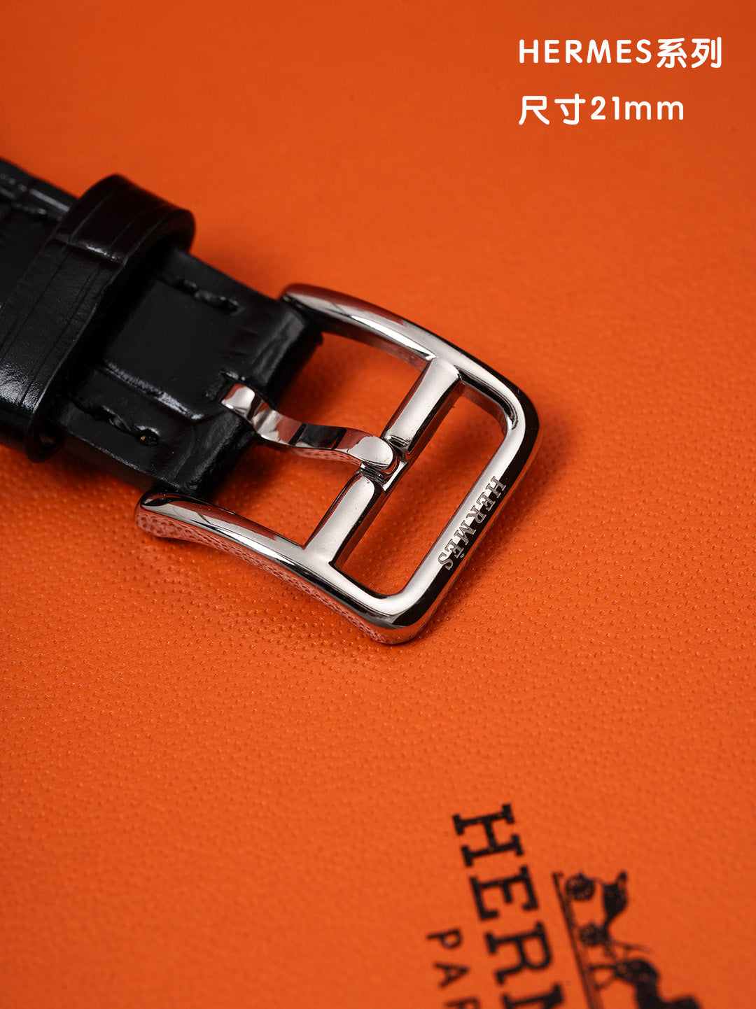 21mm Silver-Tone Crystal Frame Strap Watch - product view 9
