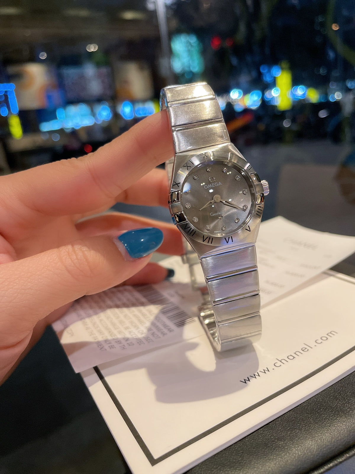28mm Gray Dial Bracelet Watch - Silver / Gray