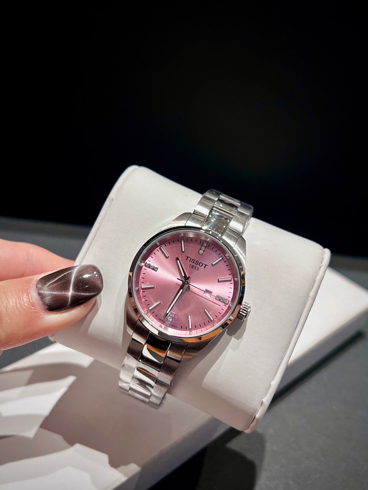34mm Pink Dial Quartz Bracelet Watch - product view 4