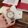 36mm Crystal Dial Quartz Bracelet Watch - Rose Gold