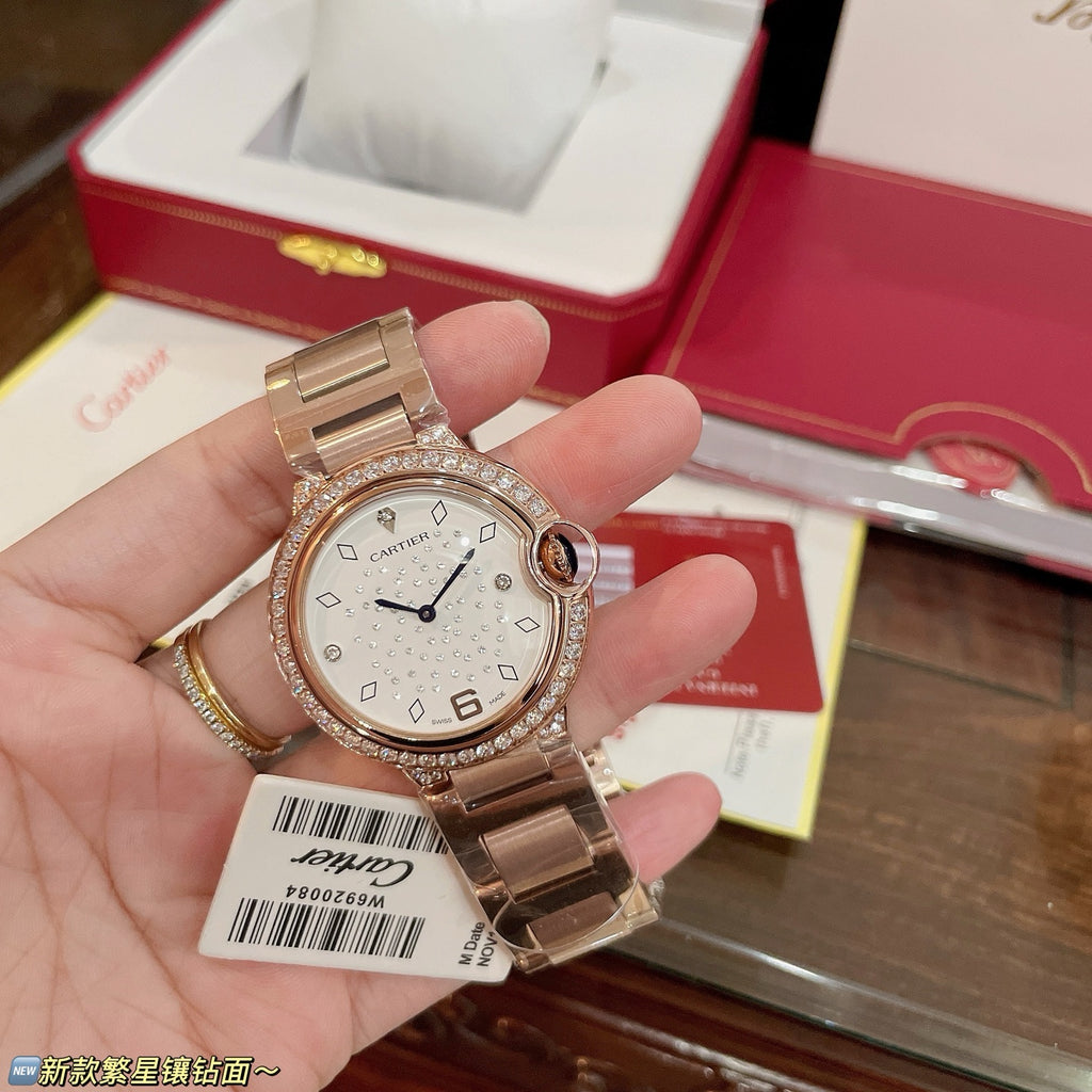 36mm Crystal Dial Quartz Bracelet Watch - product view 4