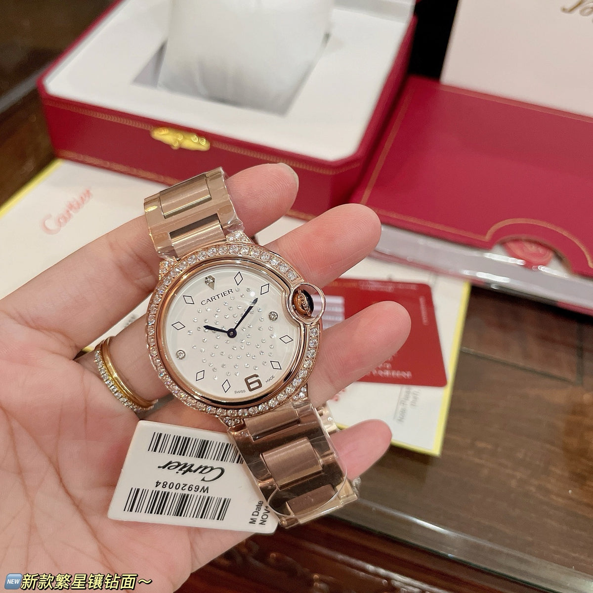 36mm Crystal Dial Quartz Bracelet Watch - product view 4