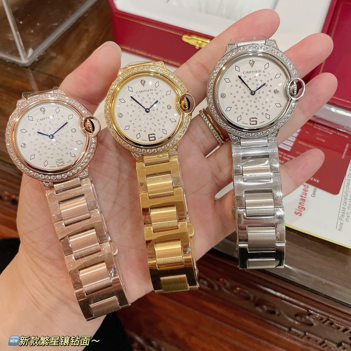 36mm Crystal Dial Quartz Bracelet Watch - product view 9