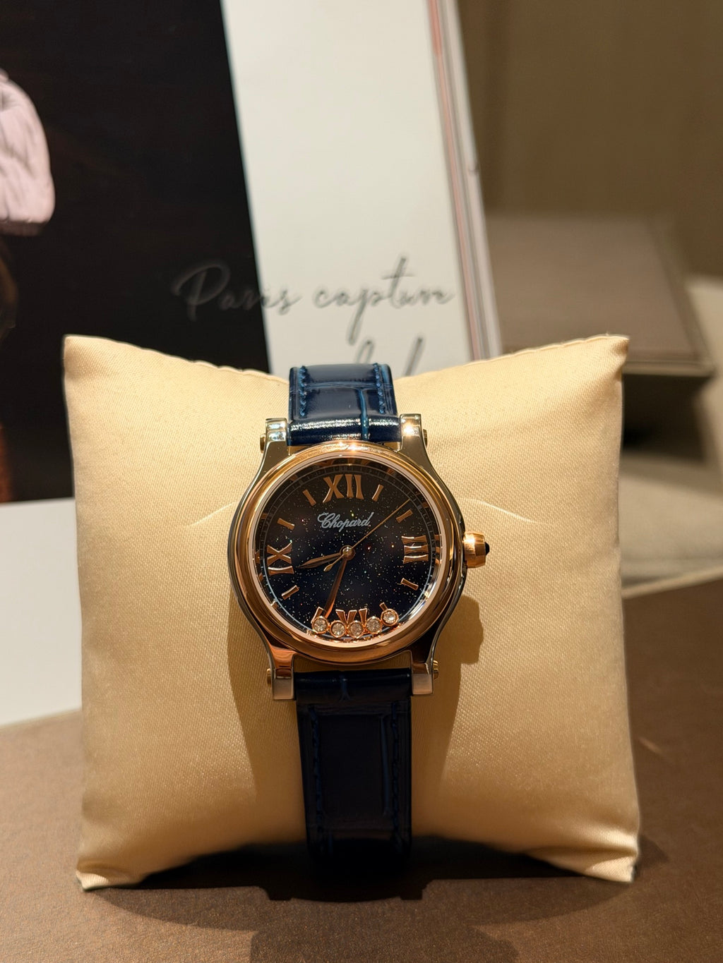 Navy / Gold Tone watch