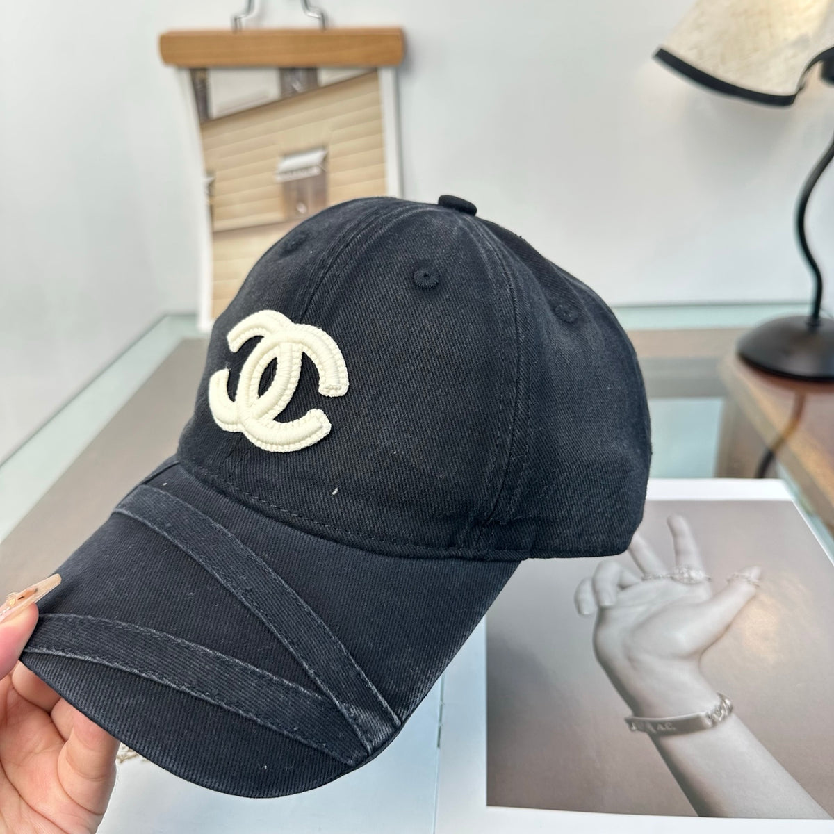 Raised Emblem Baseball Cap