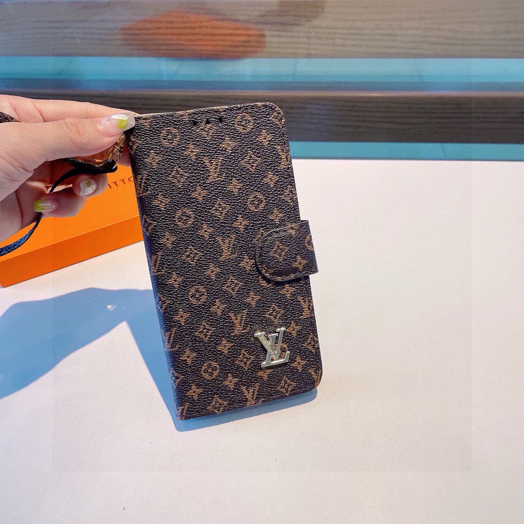 Monogram Folio Phone Case with Wrist Strap