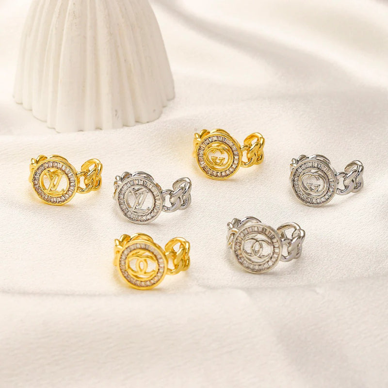 Round Emblem Ring - Motif Options