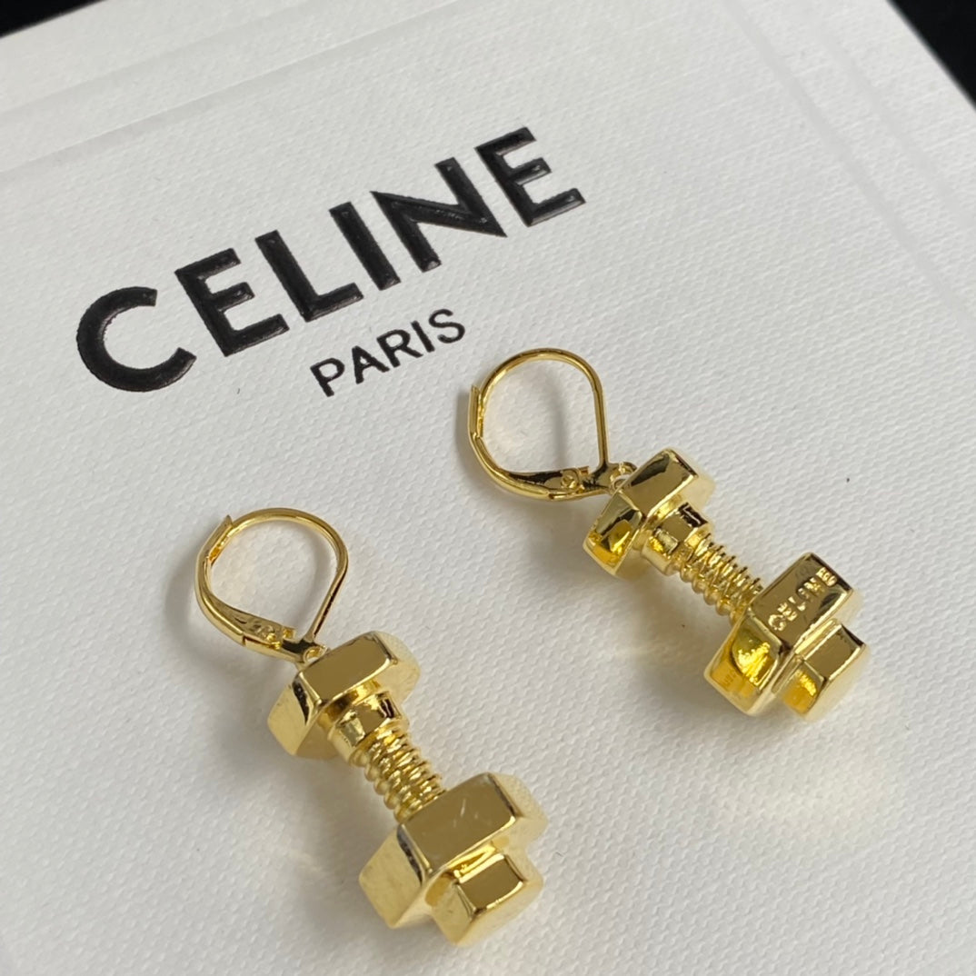 Geometric Drop Earrings