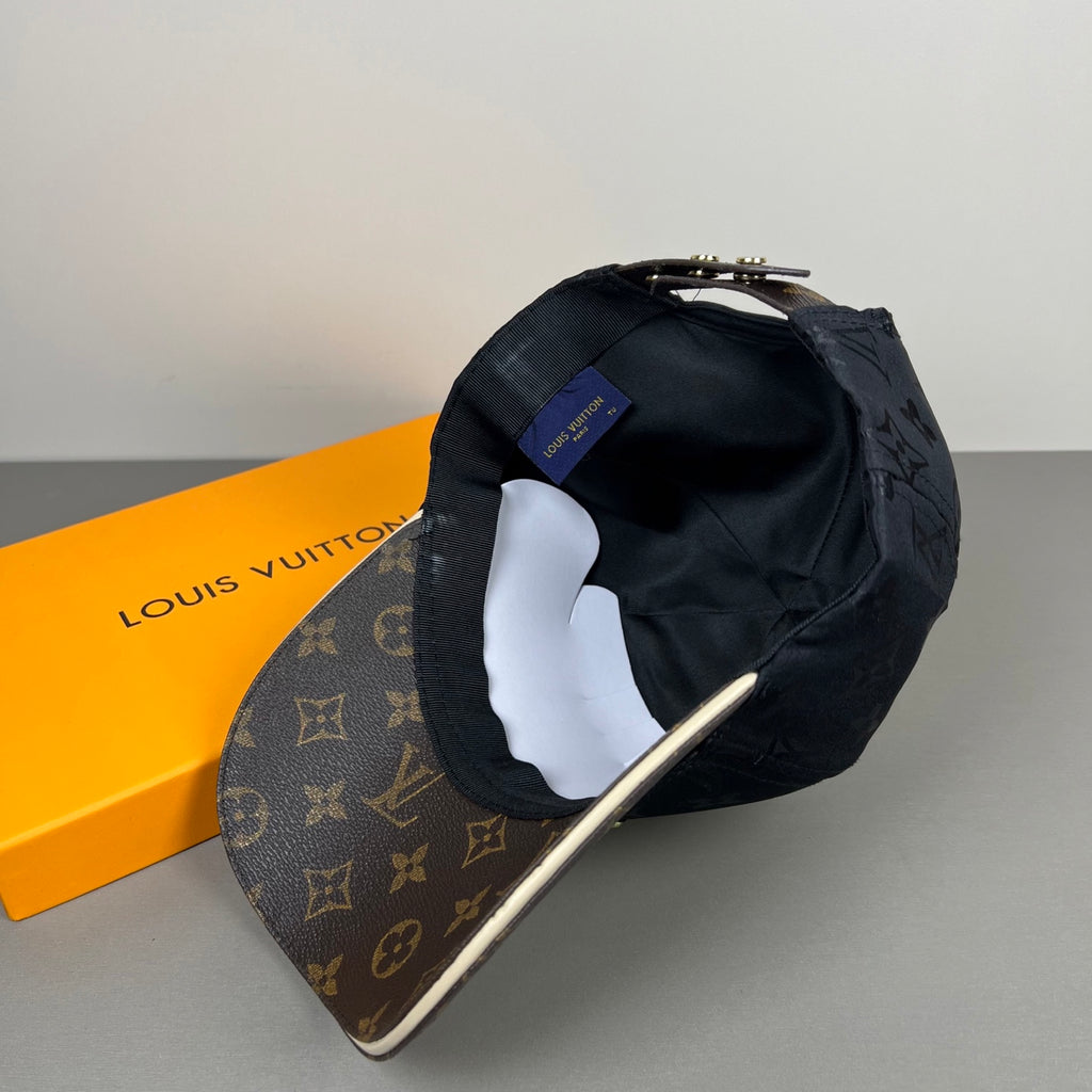 Monogram Baseball Cap with Contrast Brim