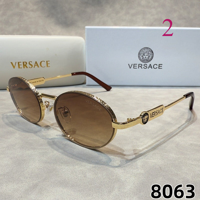 Gafas de sol aviador ovaladas con monturas metálicas finas