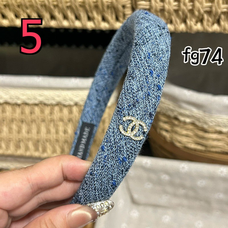 Satin-Look Padded Emblem Headband