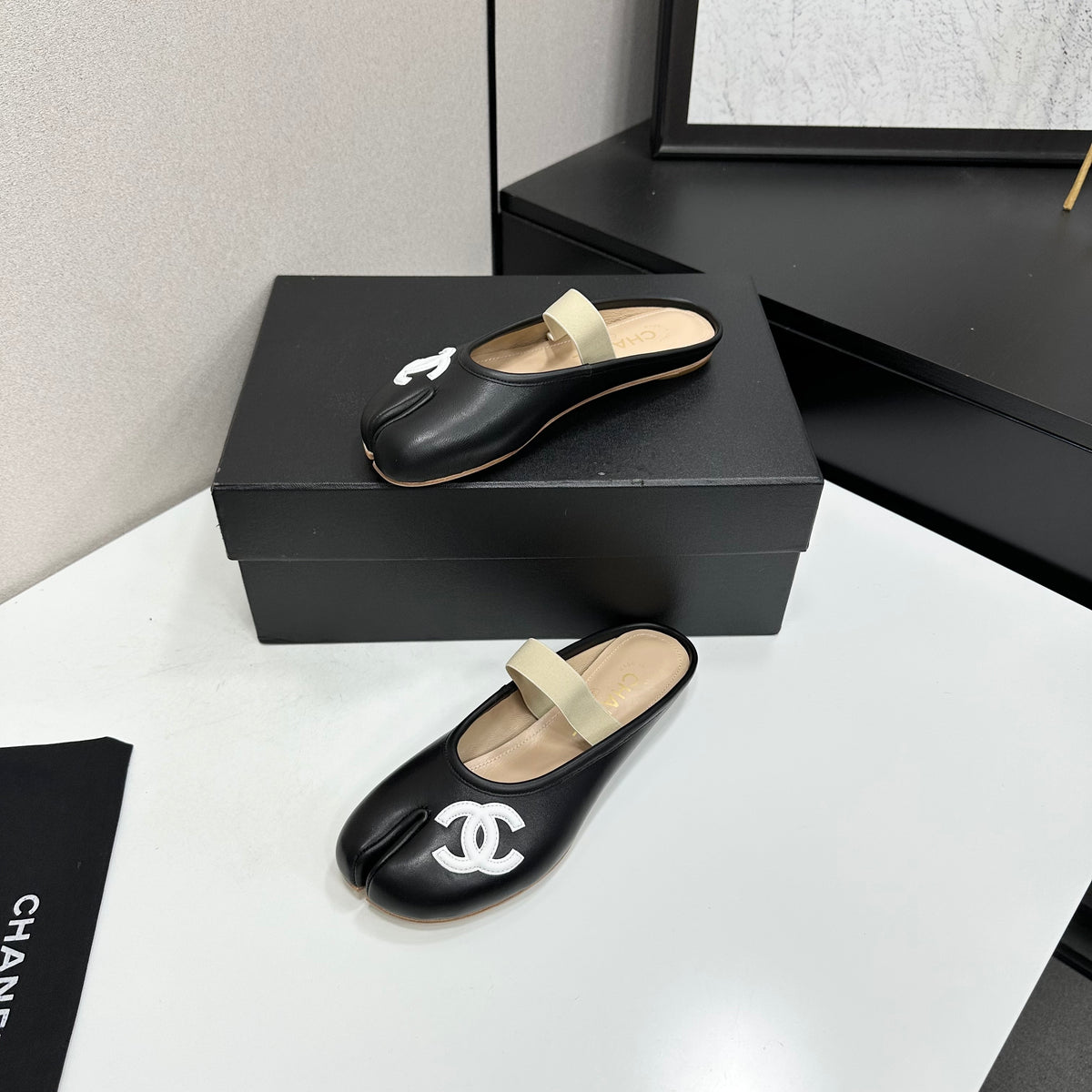 Bow Detail Slip-On Mules