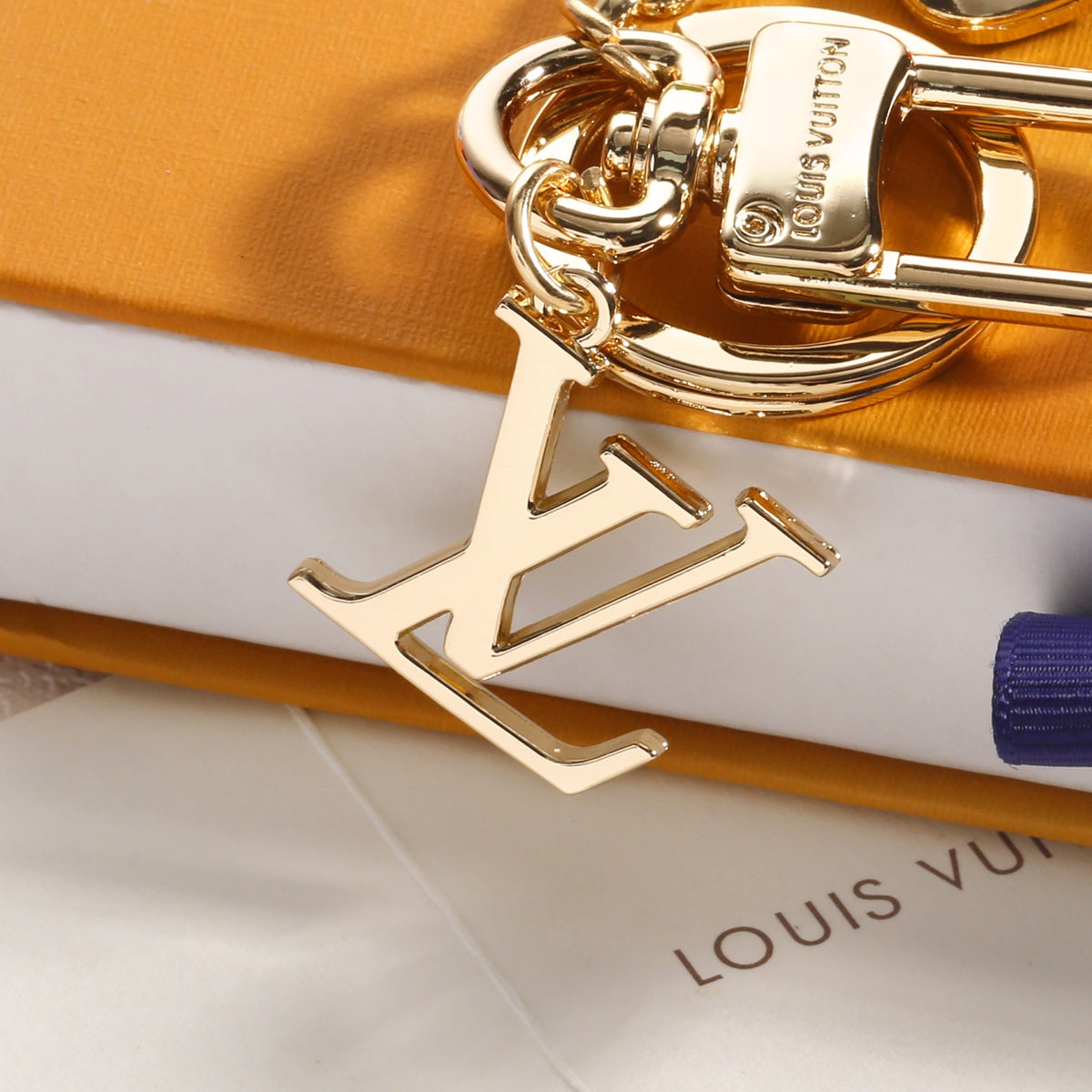 Cherry & Letter Charm Keychain