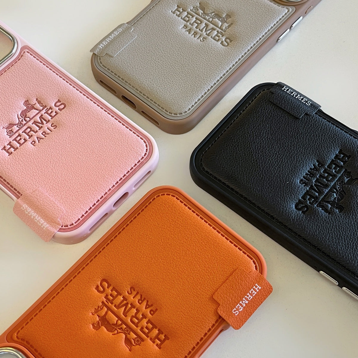 Lettered Phone Case with Snap Hand Strap