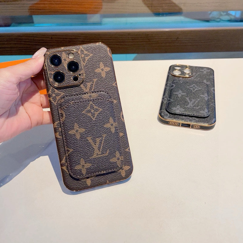 Monogram Phone Case with Card Pocket