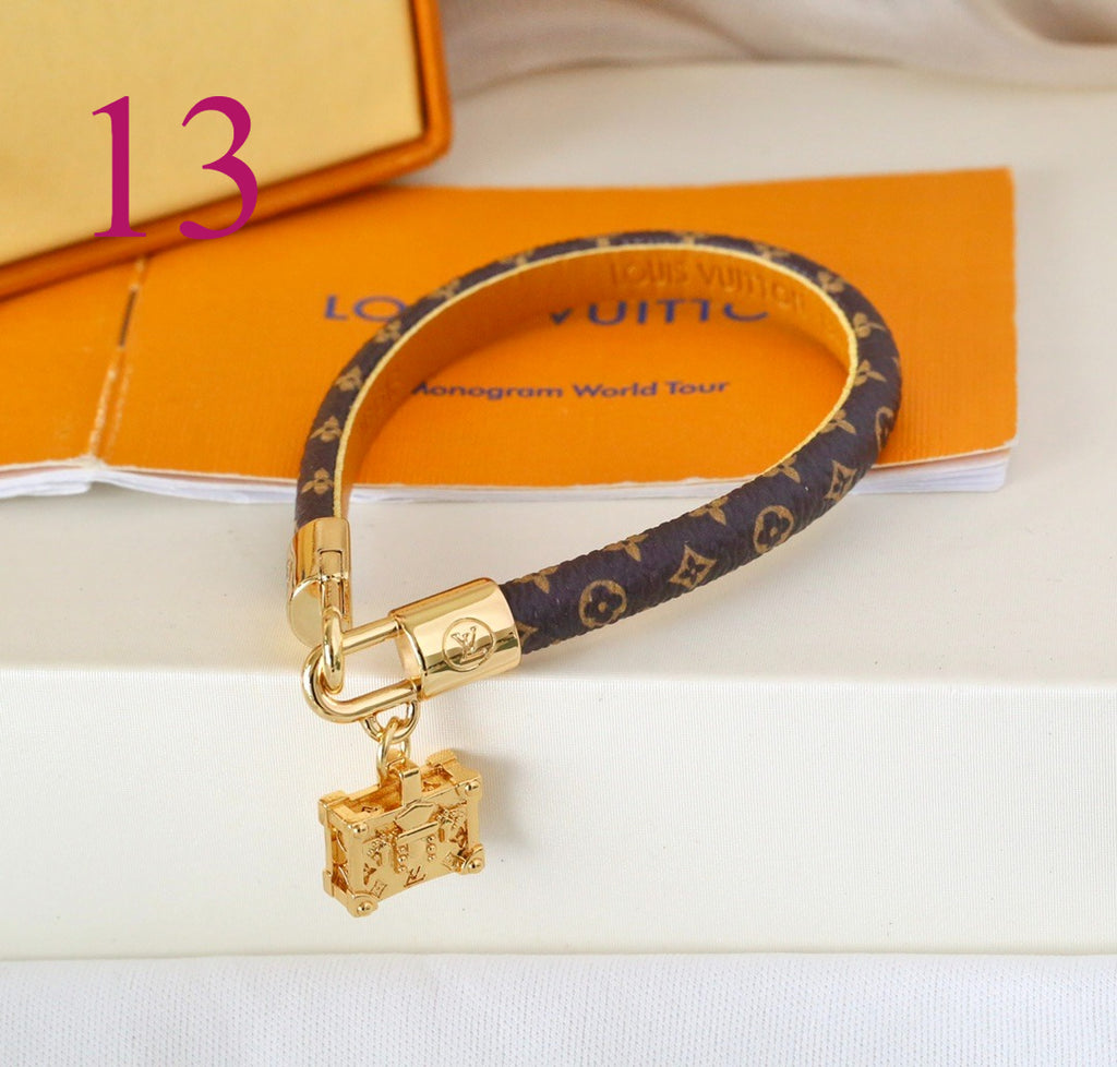 Monogram Strap Bracelets - 21 Style Options