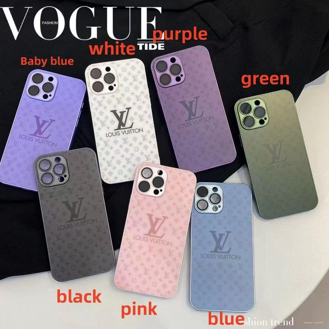 Pastel Embossed Monogram Phone Case