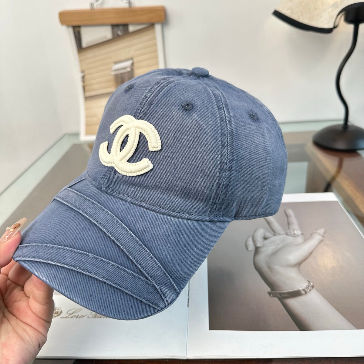 Raised Emblem Baseball Cap