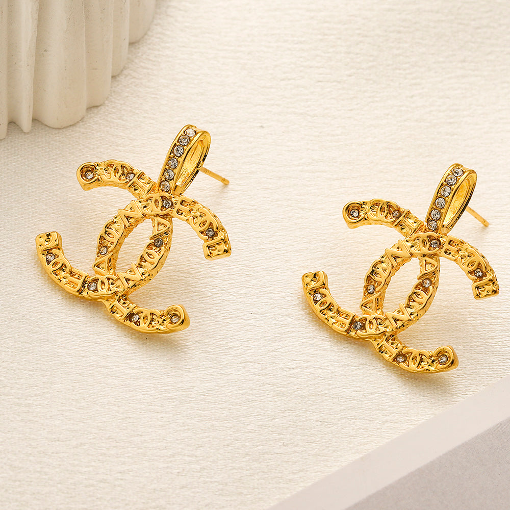 Alloy Pearl-Effect Interlocking-C Earrings, Bracelet & Necklace Collection