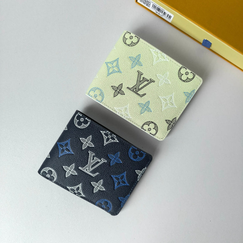Multicolor Monogram Bifold Wallet 006