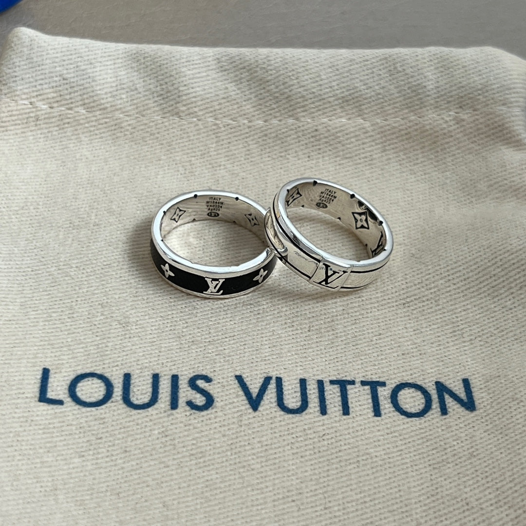 Narrow Monogram Band Ring - Sizes 6–11