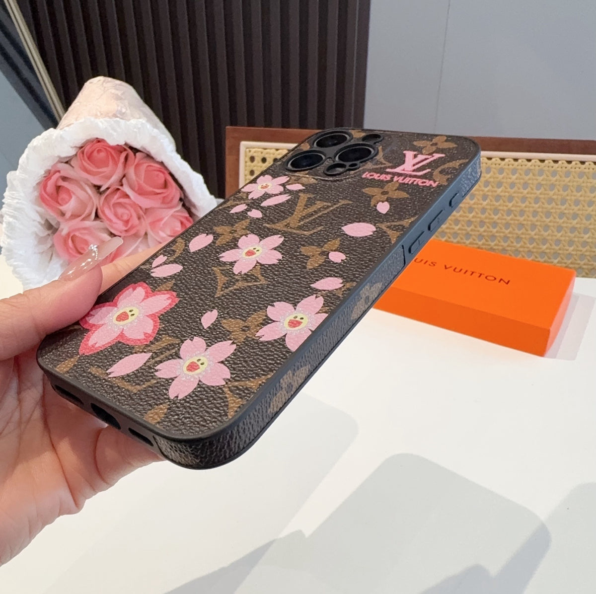 Floral Monogram Phone Case