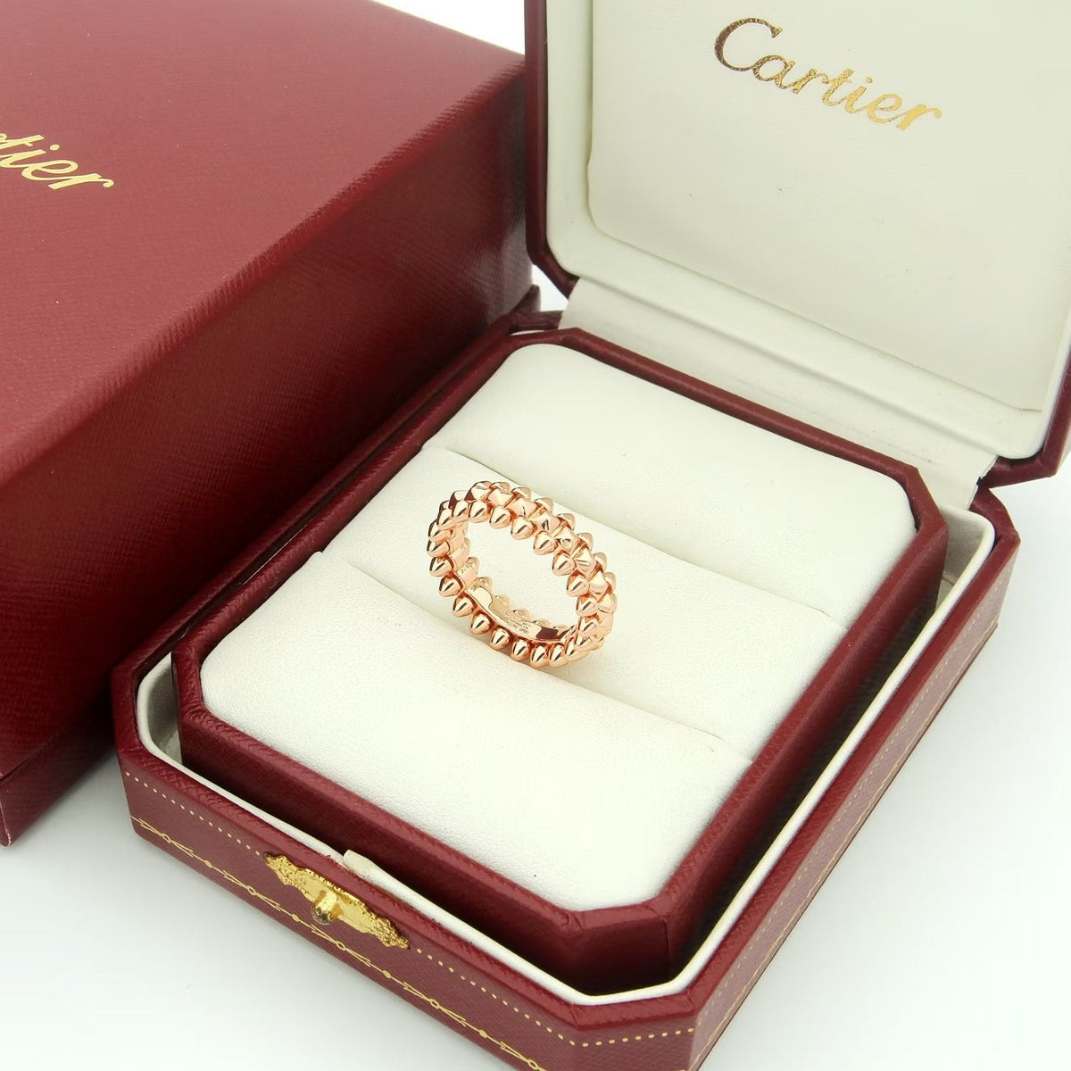 Stone-Accented Curb-Link Band Ring
