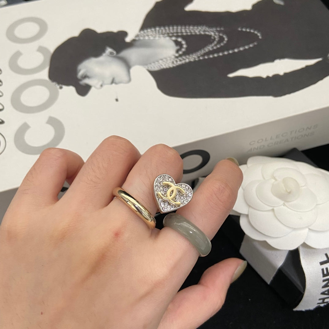 Layered Camellia Flower Ring