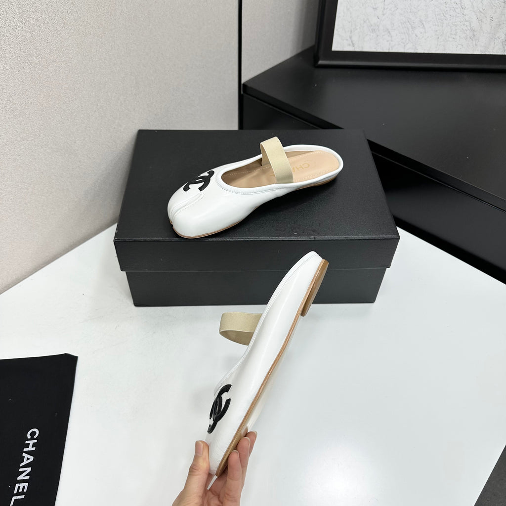 Bow Detail Slip-On Mules