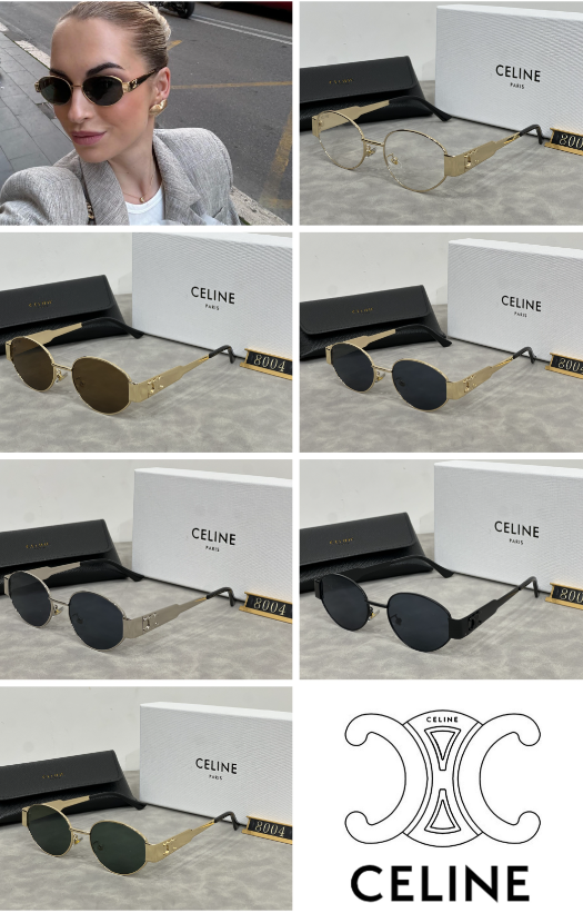 Slim Metal Frame Sunglasses