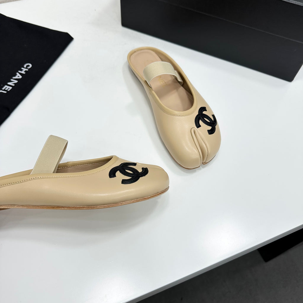 Bow Detail Slip-On Mules