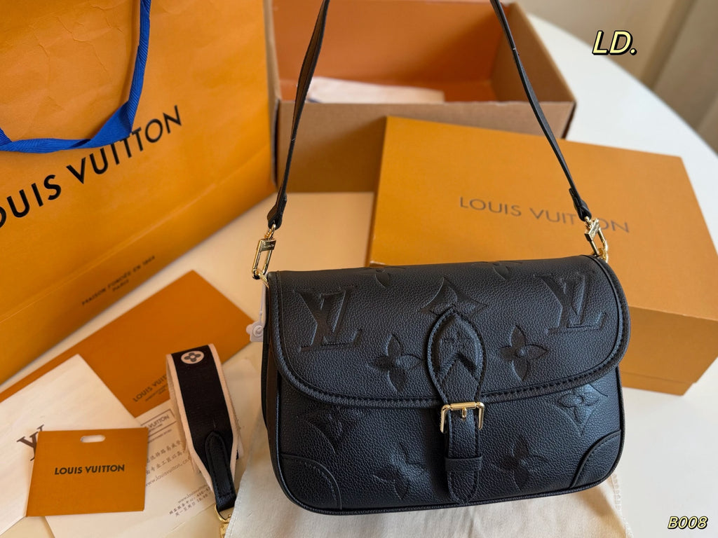 Embossed Flap Crossbody Bag — view 1