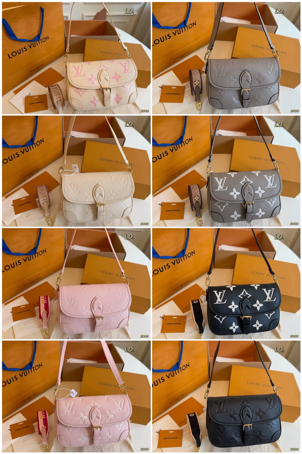 Embossed Flap Crossbody Bag — view 9