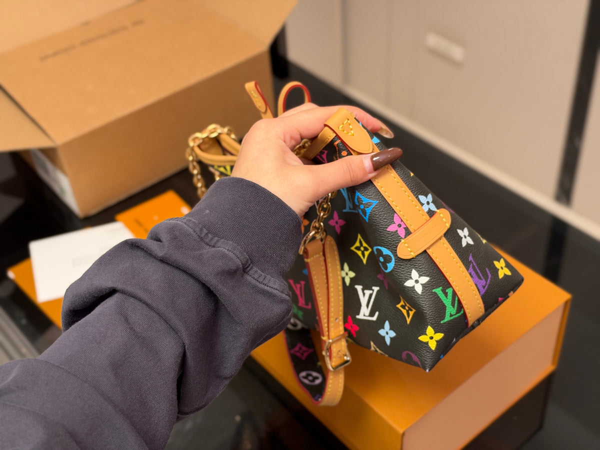 Multicolor Monogram Carryall Bag — view 3
