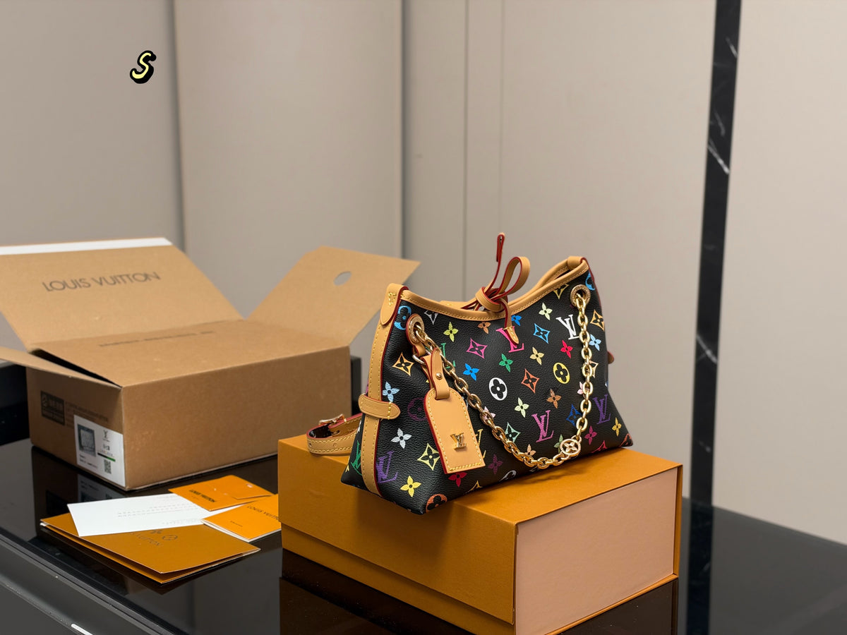 Multicolor Monogram Carryall Bag — view 4