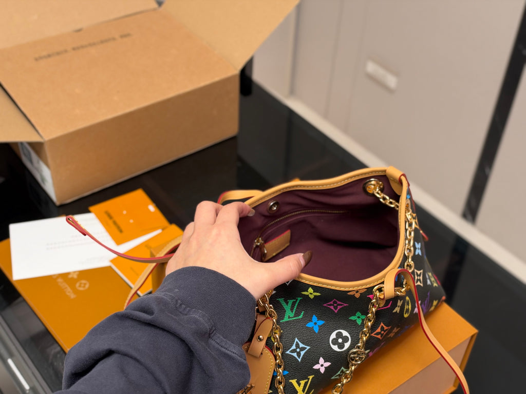 Multicolor Monogram Carryall Bag — view 9