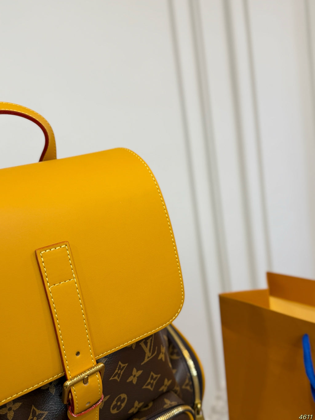 Monogram Flap Backpack with Front Pockets — view 2