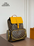 Monogram Flap Backpack with Front Pockets — view 5