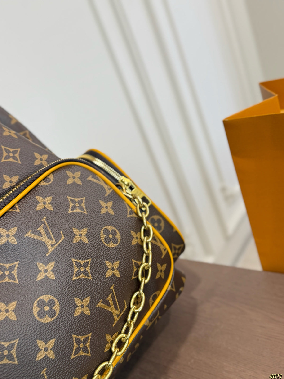 Monogram Flap Backpack with Front Pockets — view 7