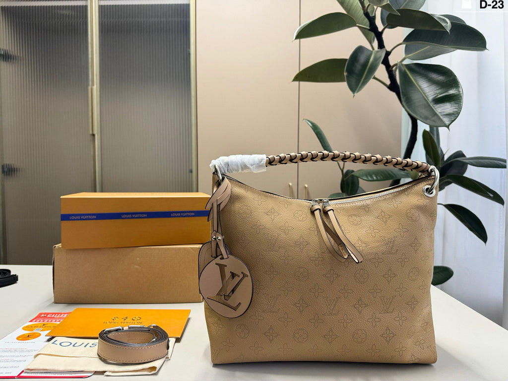 Braided-Handle Shoulder Bag with Ring Charms — view 11