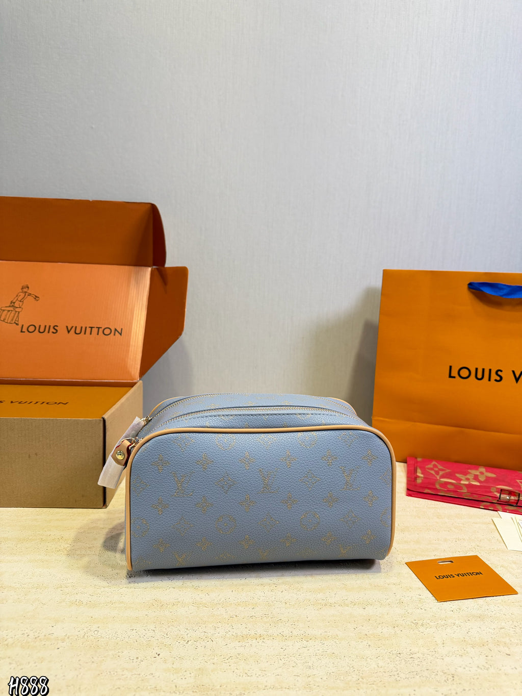 Monogram Zip Toiletry Bag — view 11