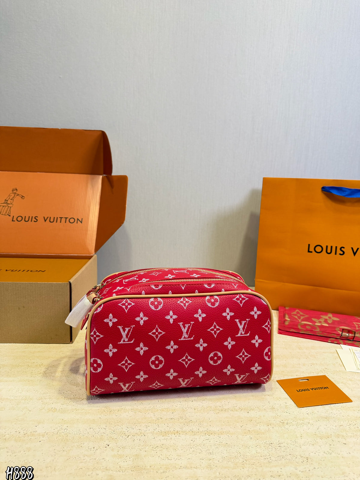 Monogram Zip Toiletry Bag — view 12