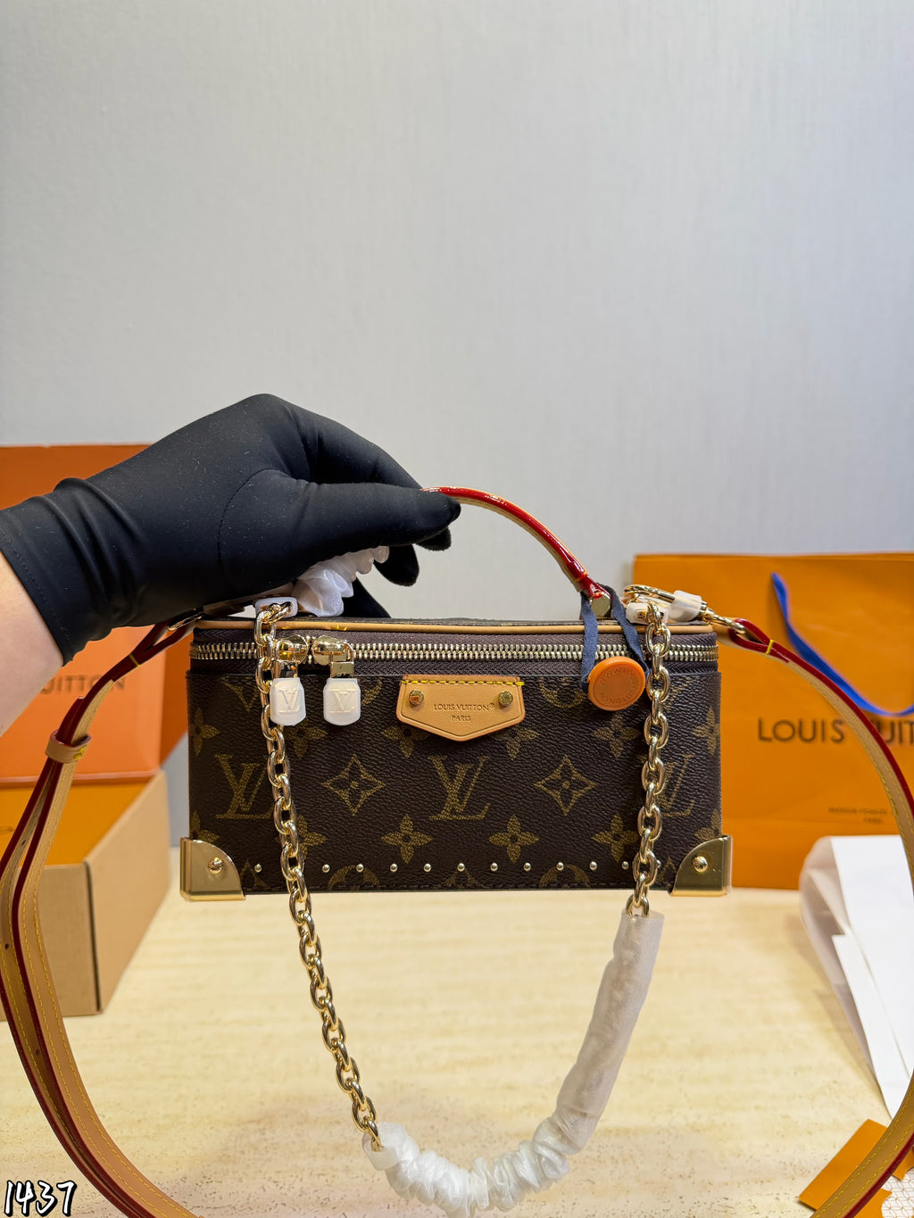 Monogram Mini Trunk Vanity Bag — view 4