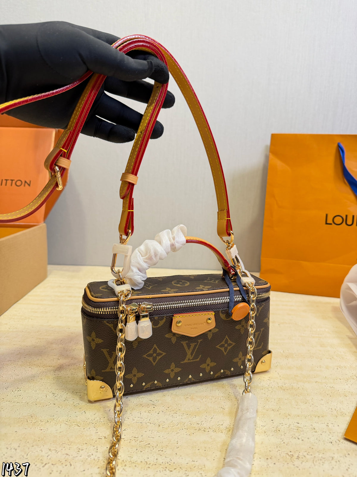 Monogram Mini Trunk Vanity Bag — view 5
