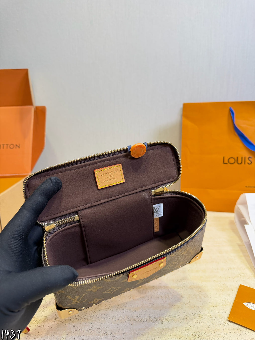 Monogram Mini Trunk Vanity Bag — view 8