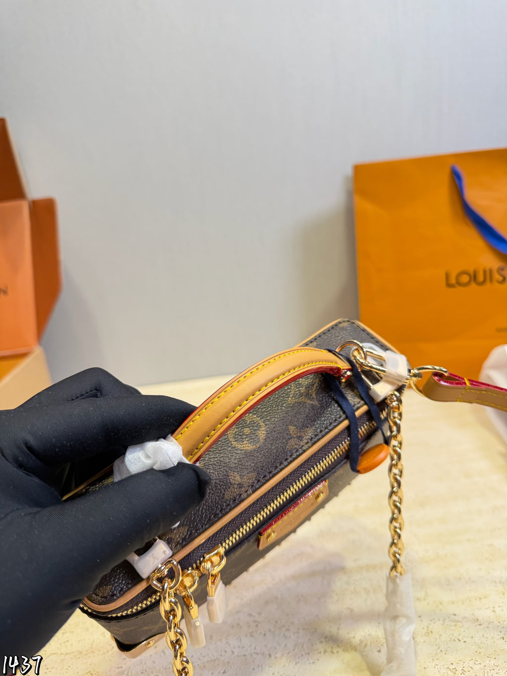 Monogram Mini Trunk Vanity Bag — view 9
