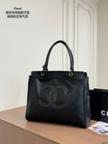 Black Embossed Large Shoulder Tote — view 9