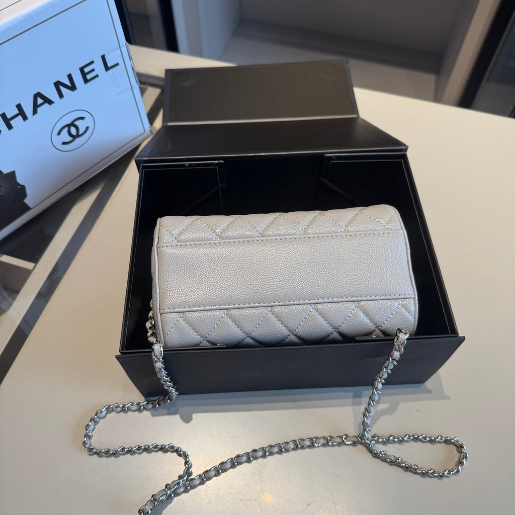 Quilted Mini Zip-Around Dome Bag — view 3